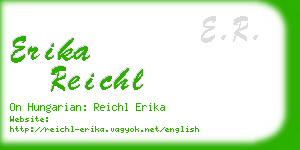 erika reichl business card